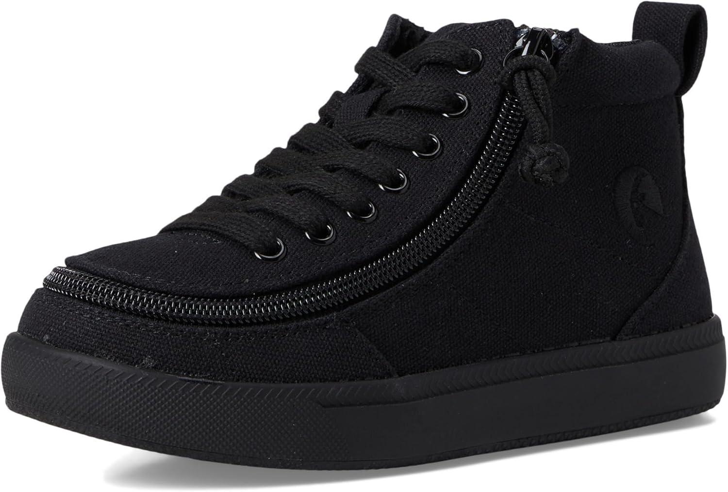 imageBILLY Footwear Kids Classic DR High II High Tops for Kids Canvas Upper Round Toe TPR Midsole ampamp OutsoleBlack to the Floor