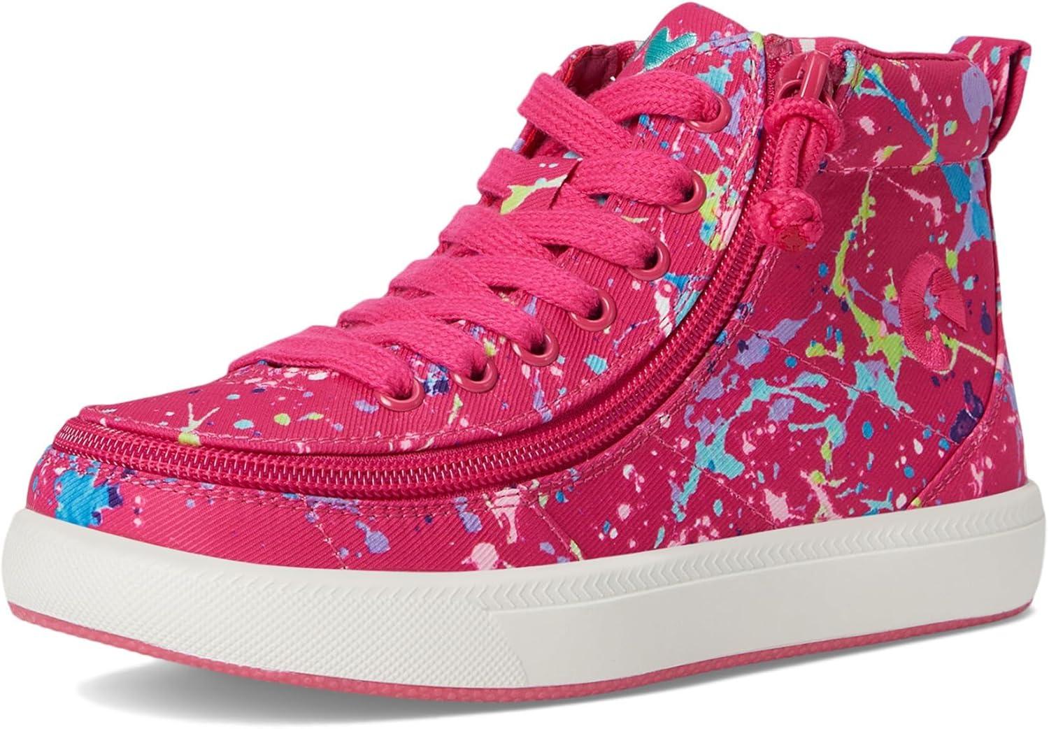 imageBILLY Footwear Kids Classic DR High II High Tops for Kids Canvas Upper Round Toe TPR Midsole ampamp OutsoleSashas Splatter