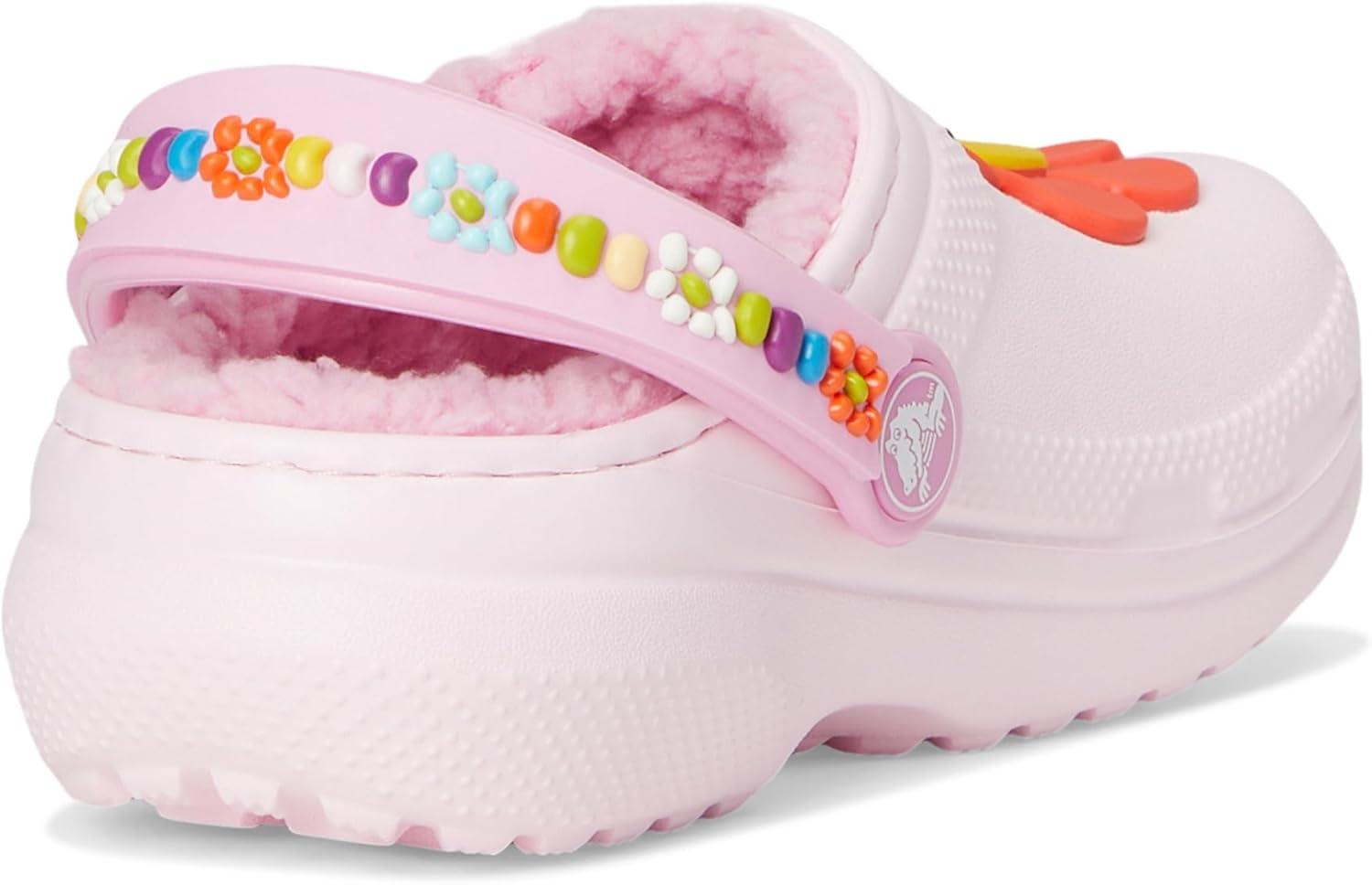 imageCrocs Kids Classic Lined I Am ClogsPink MilkDaisy