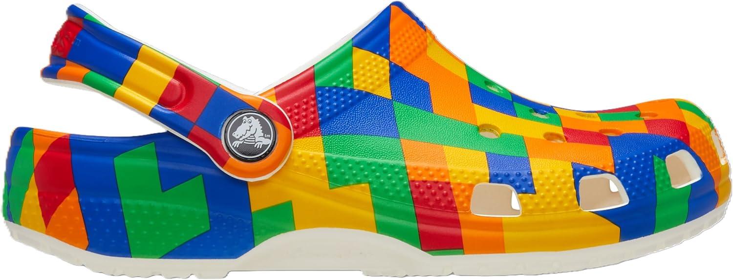 imageCrocs UnisexChild Classic Graphic ClogDigi BlockMulti