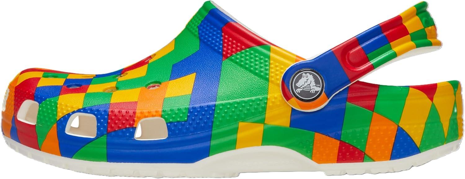 imageCrocs UnisexChild Classic Graphic ClogDigi BlockMulti