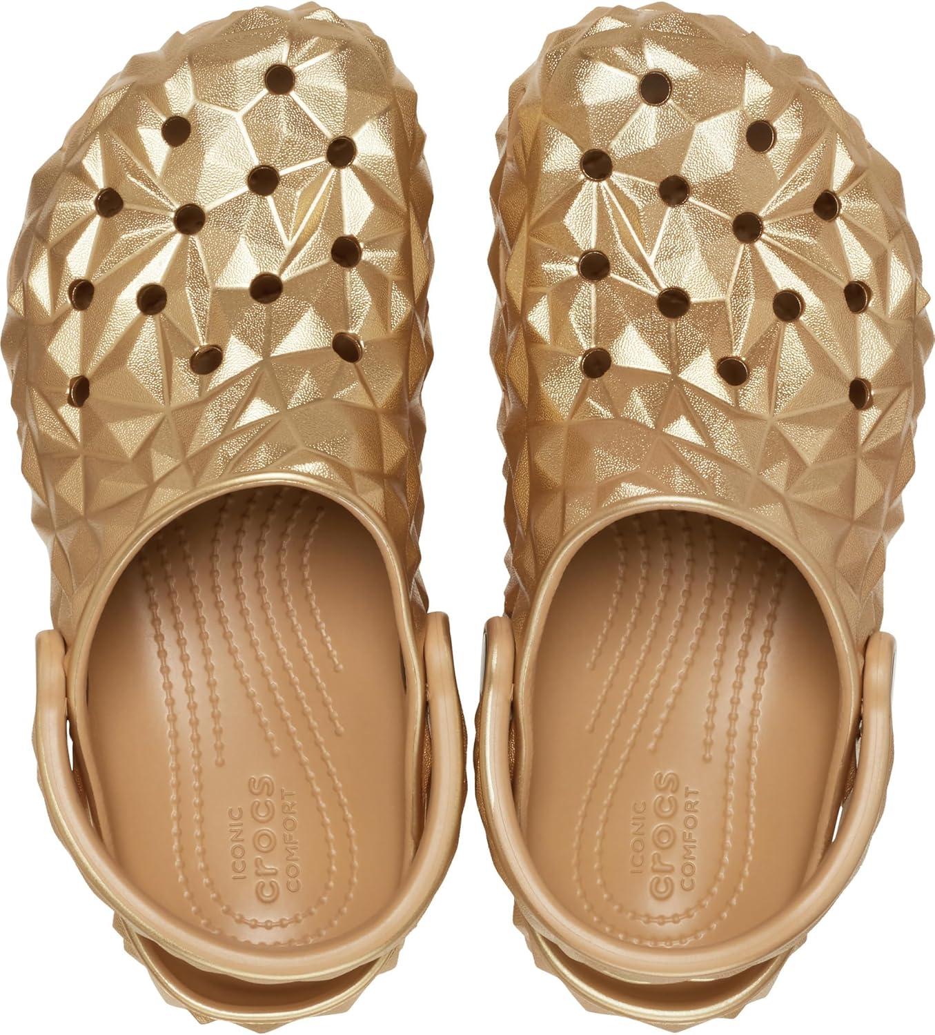 imageCrocs unisexchild Classic Geometric ClogGold