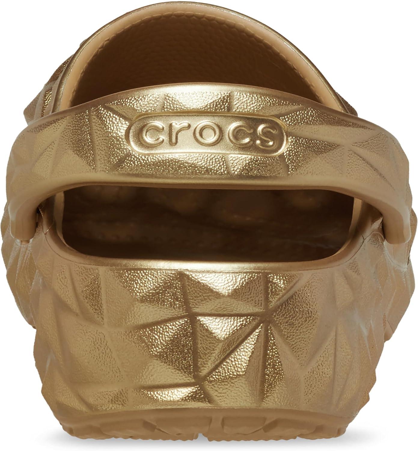 imageCrocs unisexchild Classic Geometric ClogGold