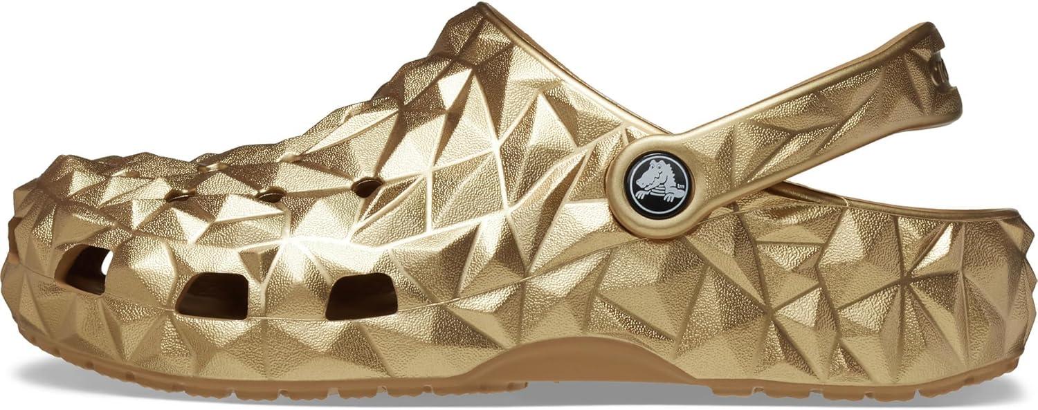 imageCrocs unisexchild Classic Geometric ClogGold