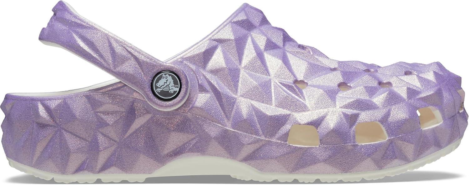 imageCrocs unisexchild Classic Geometric ClogIridescent Lilac