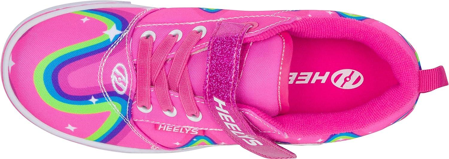 imageHEELYS UnisexChild Wheeled Footwear Skate ShoePinkSilverMulti
