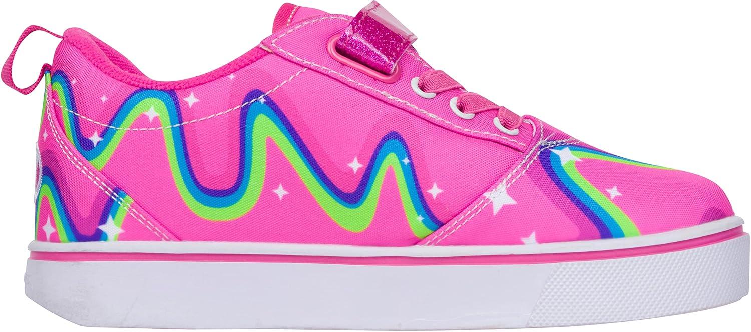 imageHEELYS UnisexChild Wheeled Footwear Skate ShoePinkSilverMulti