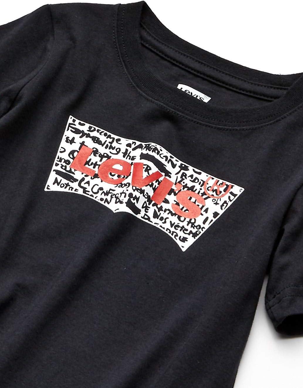 imageLevis Boys Batwing Fill TShirtBlack Beauty