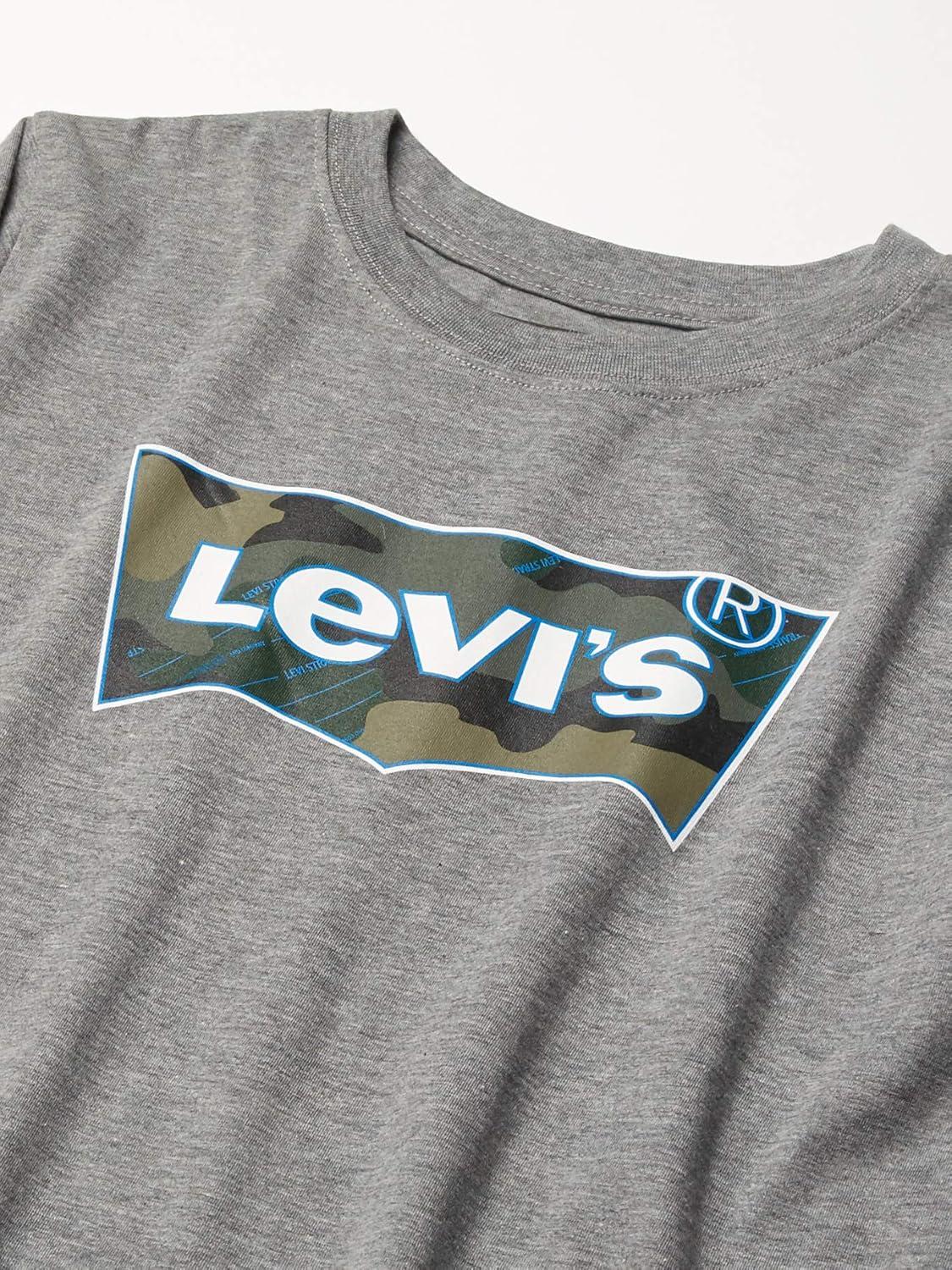 imageLevis Boys Batwing Fill TShirtDark Gray