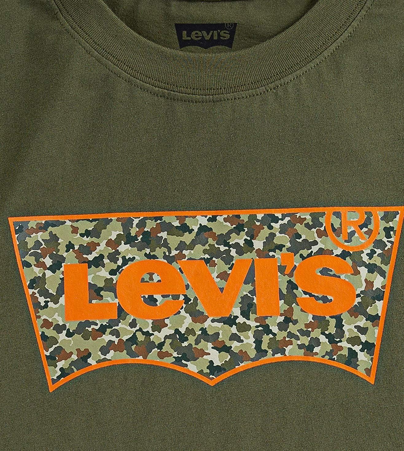 imageLevis Boys Batwing Fill TShirtOlive Night