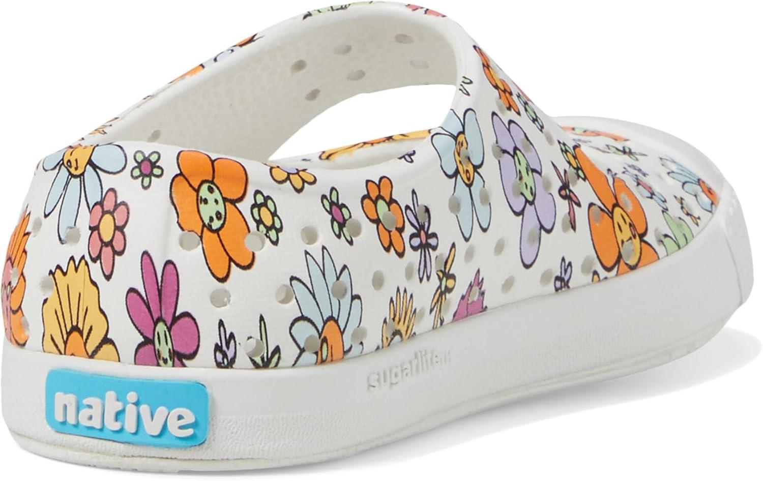 imageNative Shoes Kids Jefferson Juniper Print Toddler Shoes for Kids Round Toe Shape Synthetic OutsoleShell WhiteShell WhiteNew Floral
