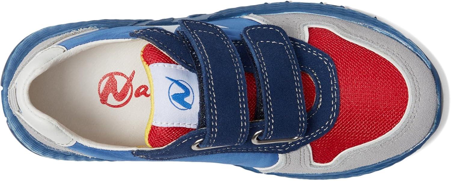imageNaturino BabyBoys Althidon 2 Vl ToddlerLittle Kid SneakerGreyRedAzure