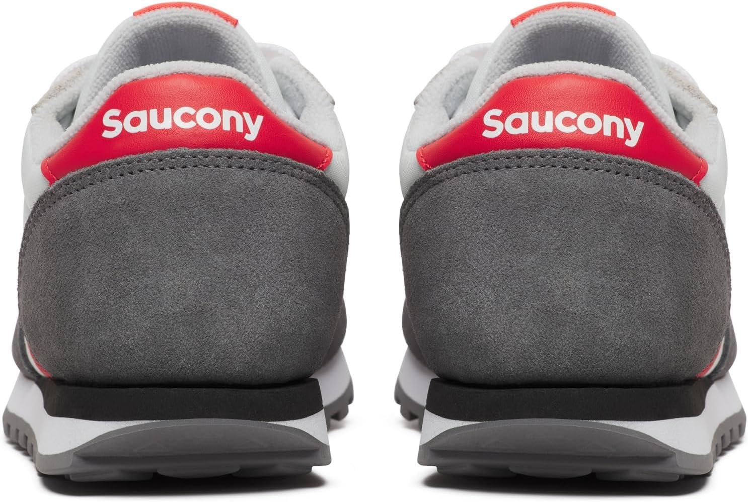 imageSaucony UnisexChild Cohesion KDZ Alternative Closure SneakerWhiteGreyRed