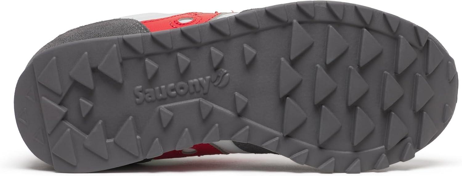 imageSaucony UnisexChild Cohesion KDZ Alternative Closure SneakerWhiteGreyRed