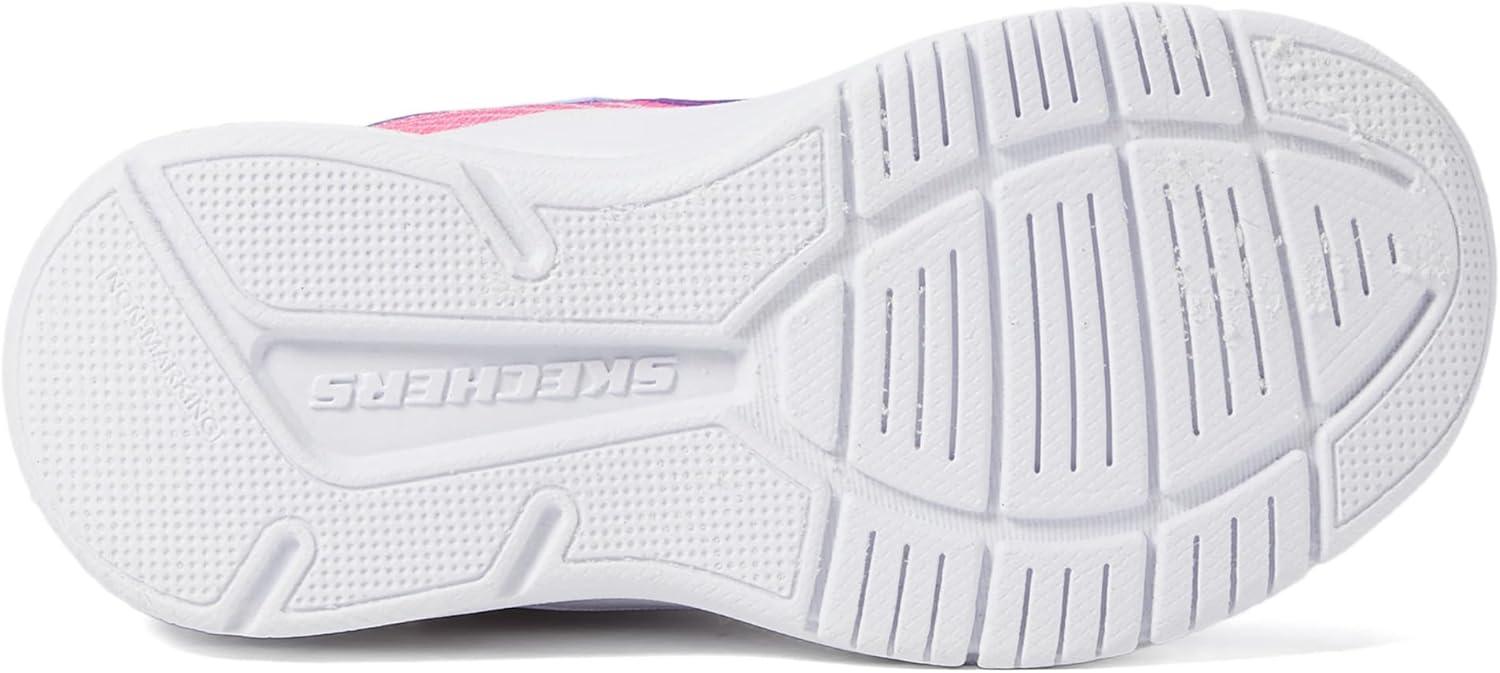imageSkechers Girls Microspec Advance SneakerLavenderNeon Pink