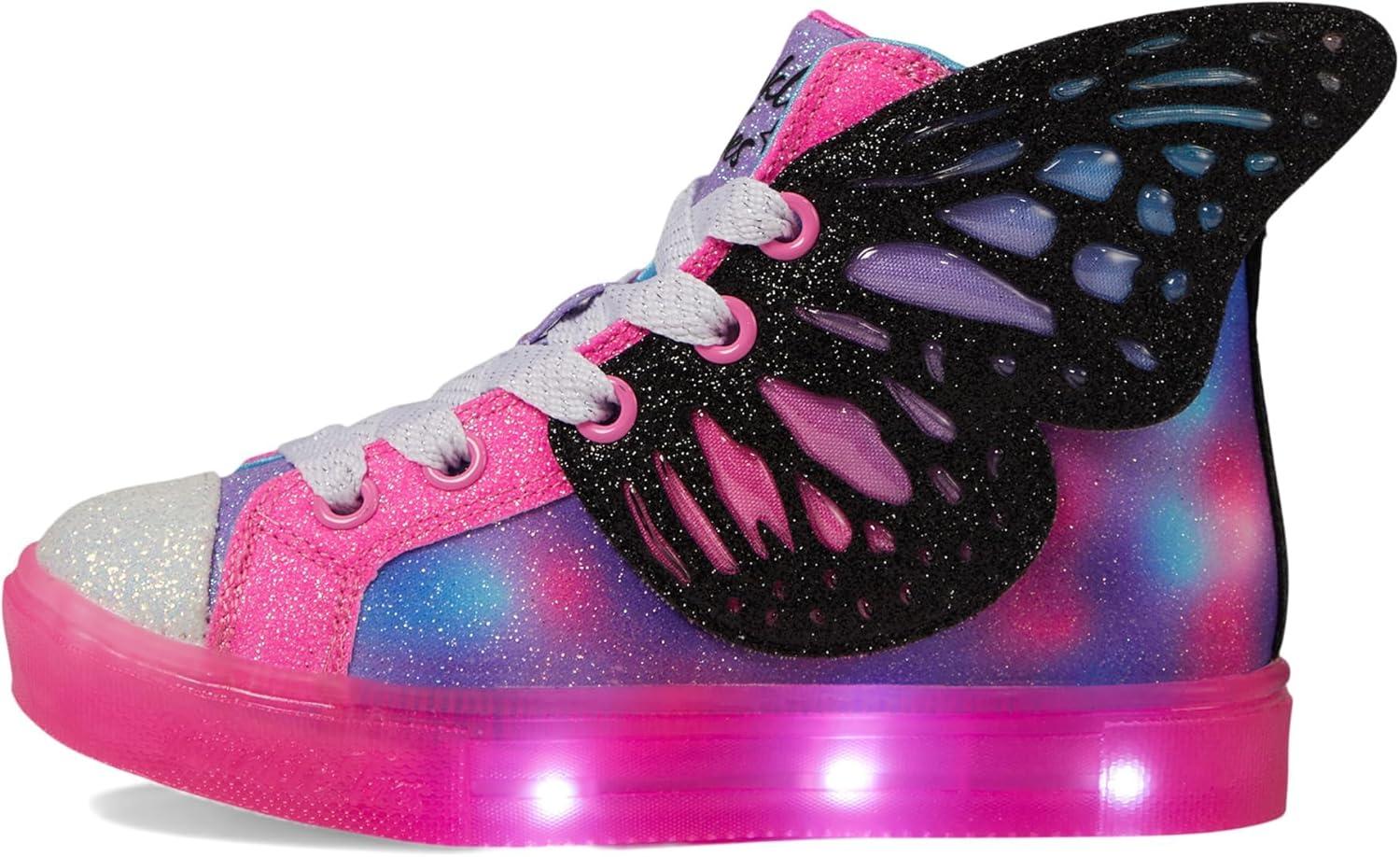 imageSkechers Girls Twinkle Sparks IceFlutter Glitz SneakerBlackMulti