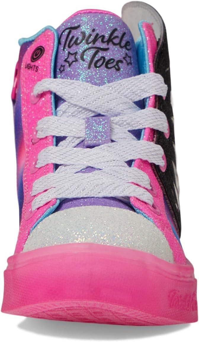 imageSkechers Girls Twinkle Sparks IceFlutter Glitz SneakerBlackMulti