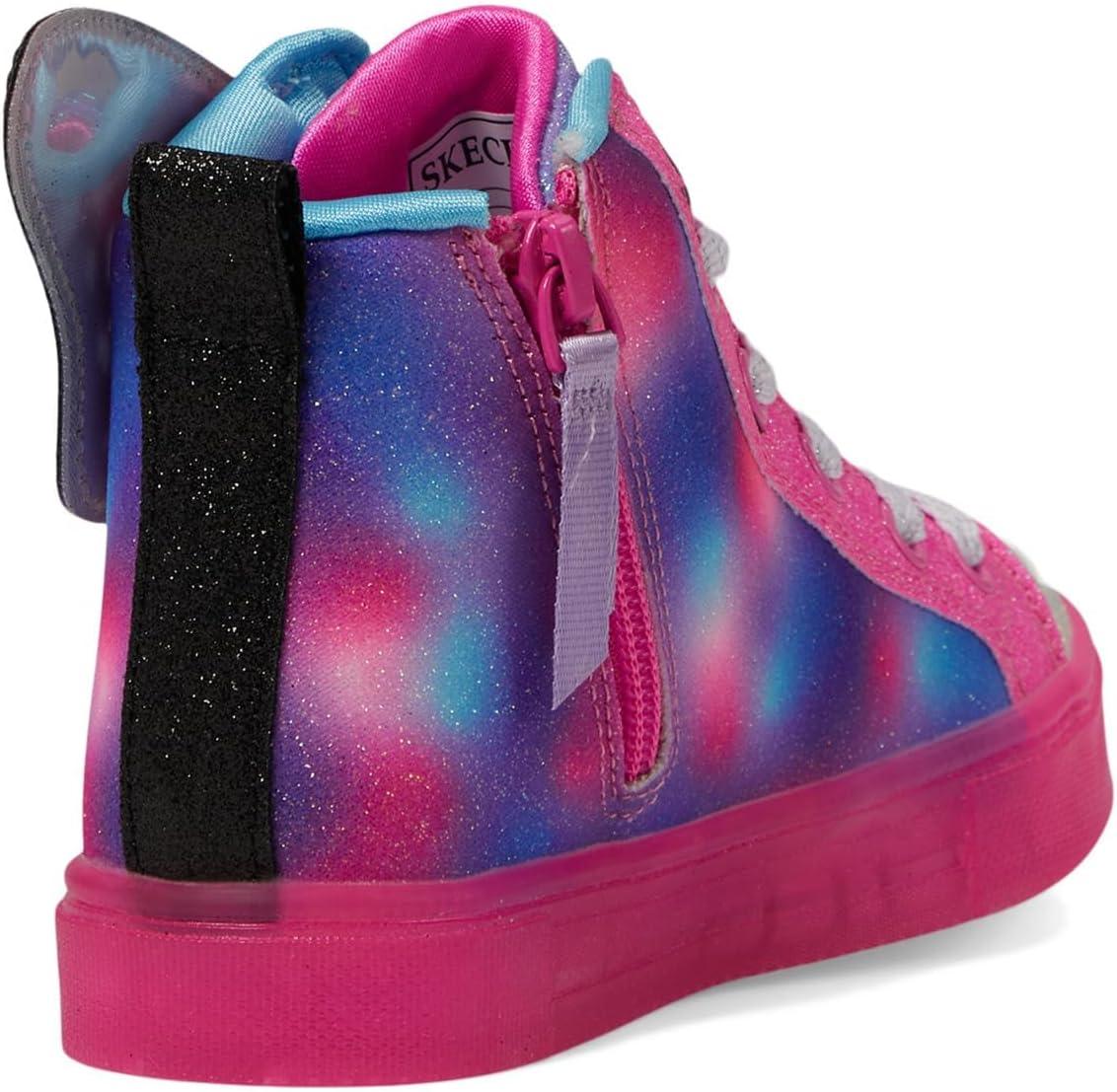 imageSkechers Girls Twinkle Sparks IceFlutter Glitz SneakerBlackMulti