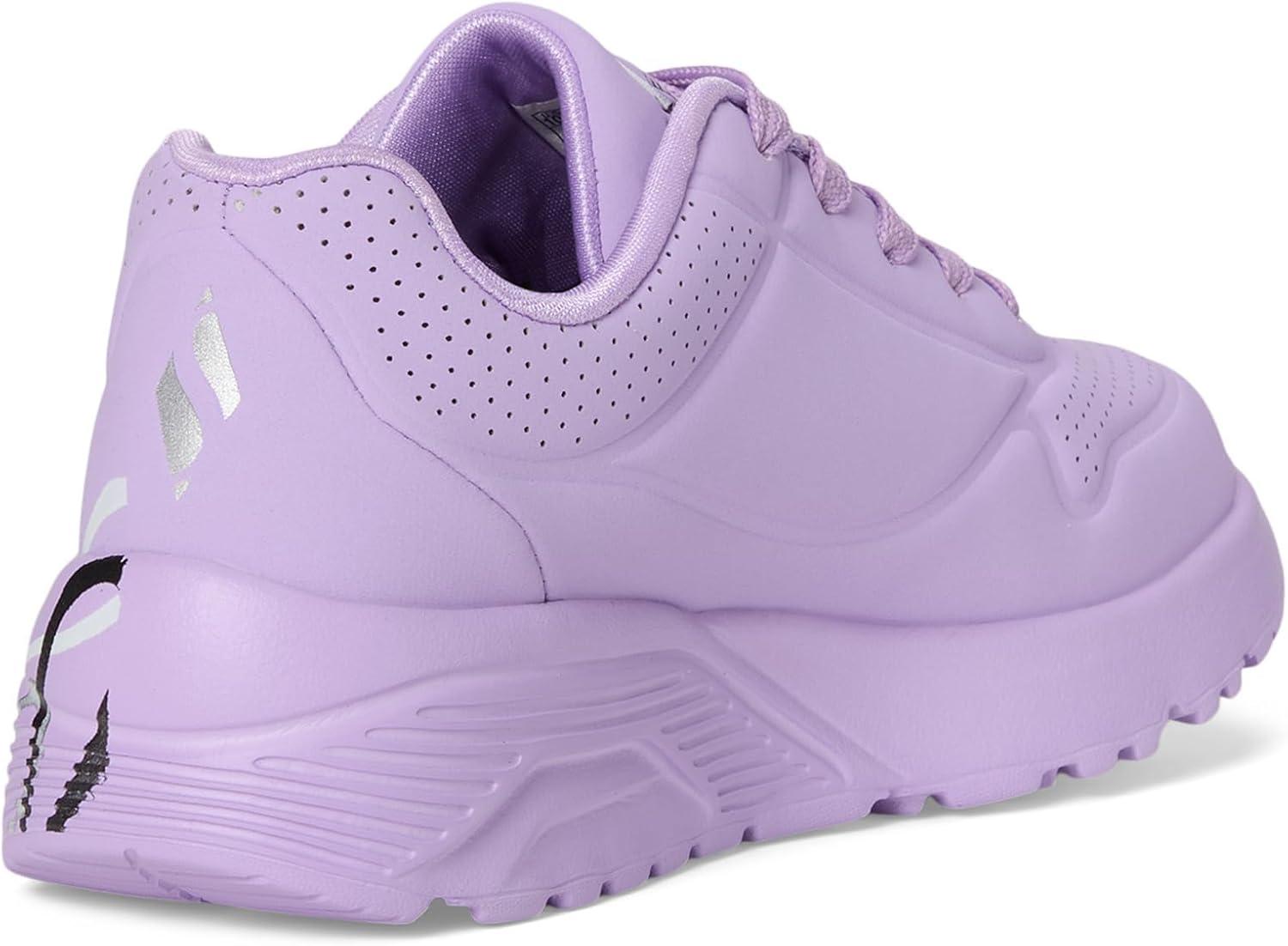 imageSkechers Womens Uno LiteMetallic Love 314067l Little Big Kid SneakerLavendarMulti