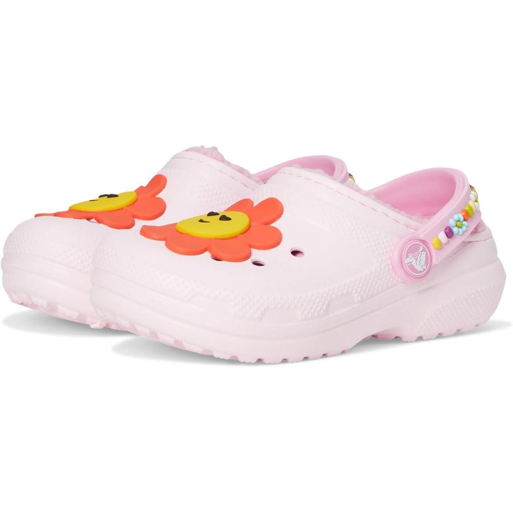 imageCrocs Kids Classic Lined I Am ClogsPink MilkDaisy