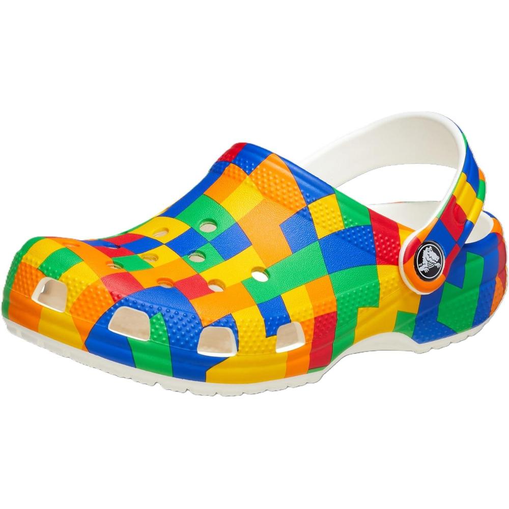 imageCrocs UnisexChild Classic Graphic ClogDigi BlockMulti