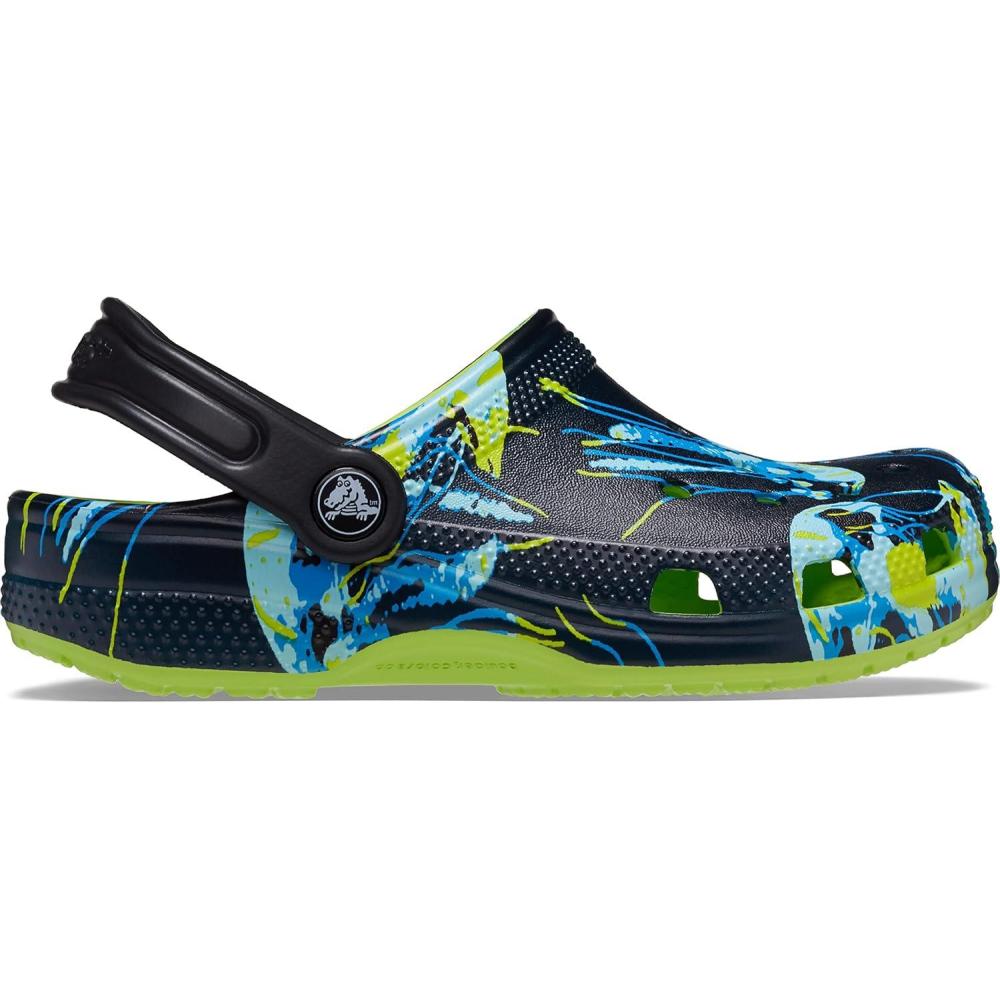imageCrocs UnisexChild Classic Graphic ClogLimeadeMulti