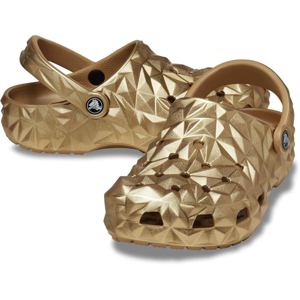 imageCrocs unisexchild Classic Geometric ClogGold