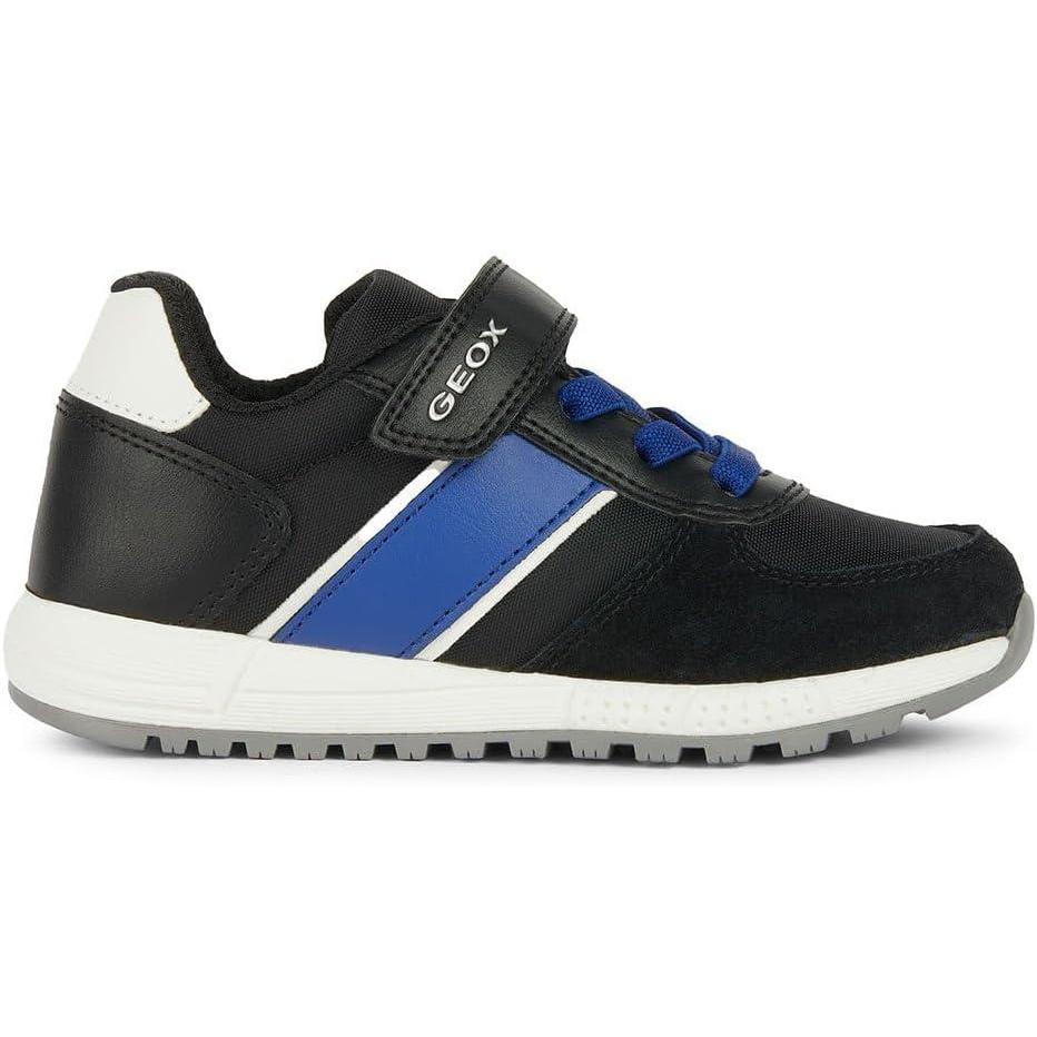 imageGeox Boys Alben 45 Little Big Kid SneakerBlackRoyal