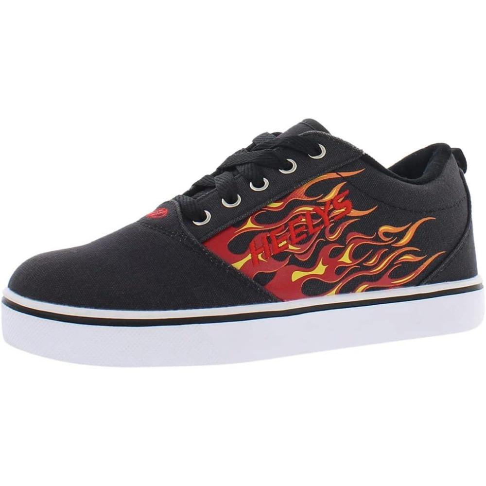 imageHeelys girls Wheeled Footwear Skate ShoeBlackRedFlames