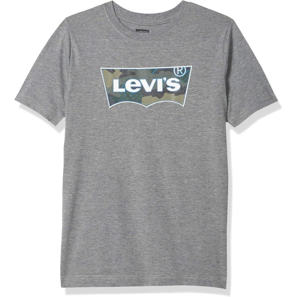 imageLevis Boys Batwing Fill TShirtDark Gray