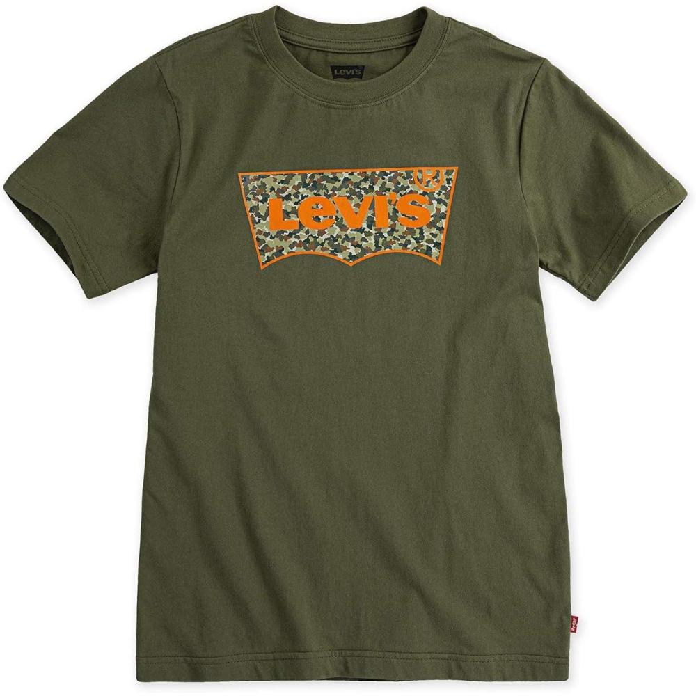 imageLevis Boys Batwing Fill TShirtOlive Night