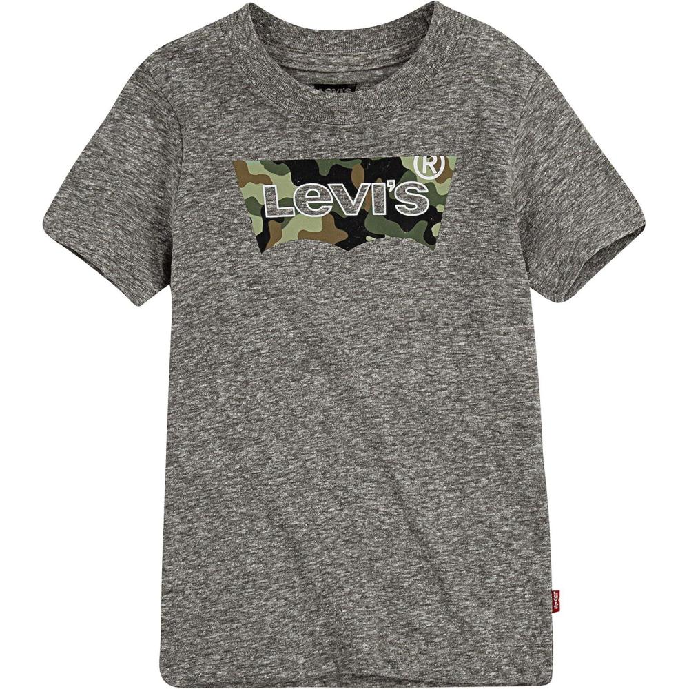 imageLevis Boys Batwing Fill TShirtOlive Snow