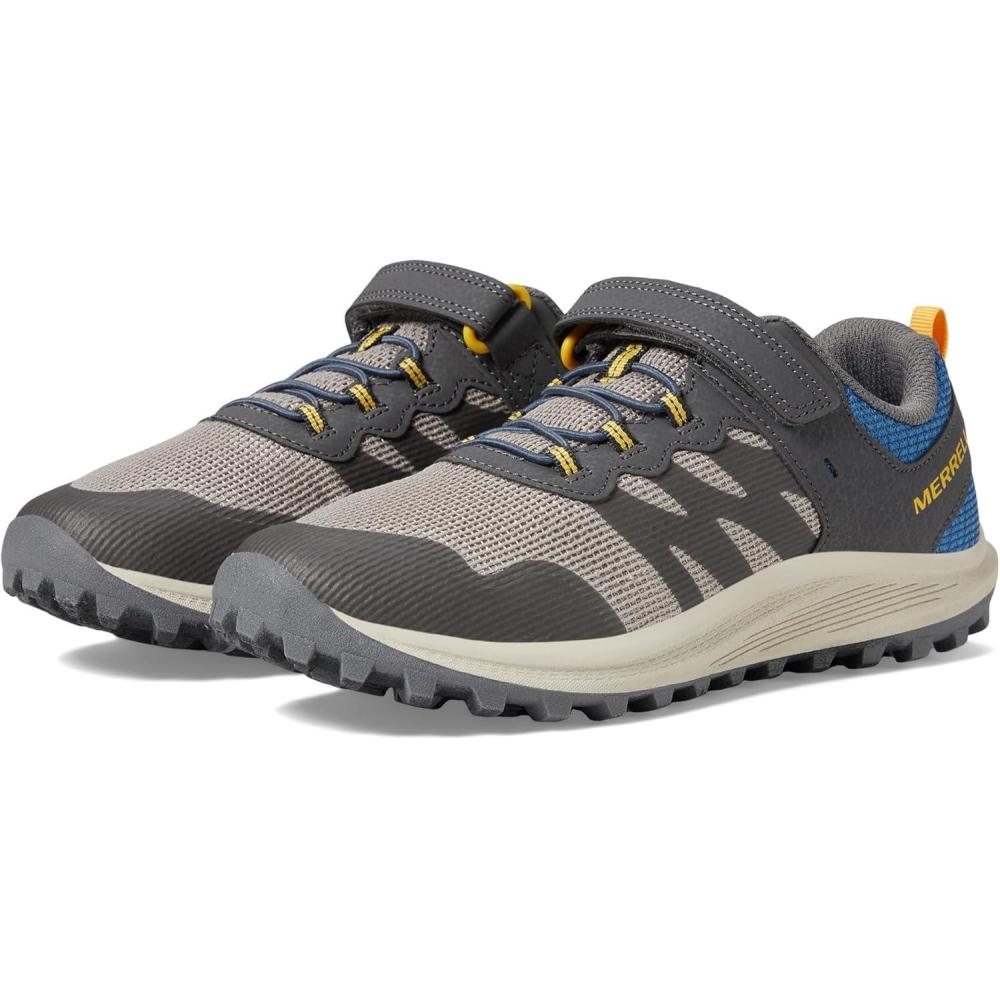 imageMerrell Kids Nova 2 SneakerGreyBlueGold