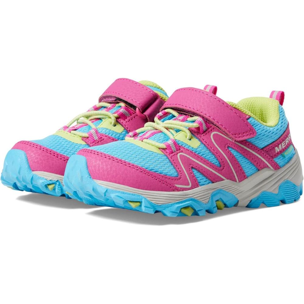 imageMerrell UnisexChild Ml263182Hiking SneakerBerryLimeTurquoise