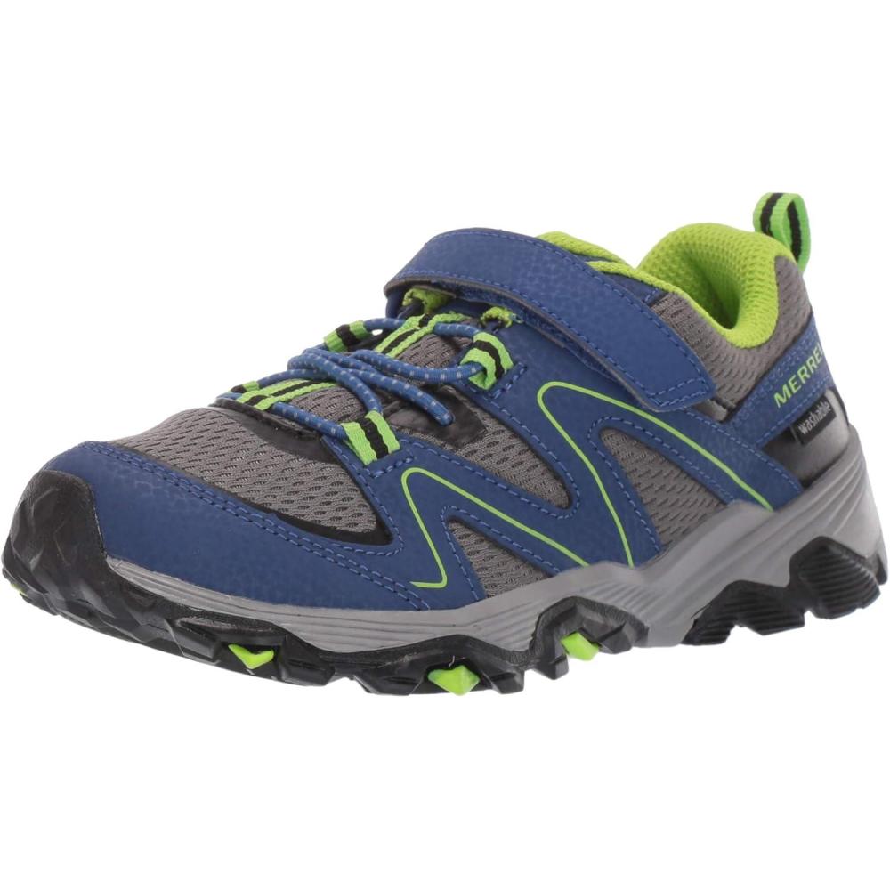 imageMerrell UnisexChild Ml263182Hiking SneakerBlueGreen