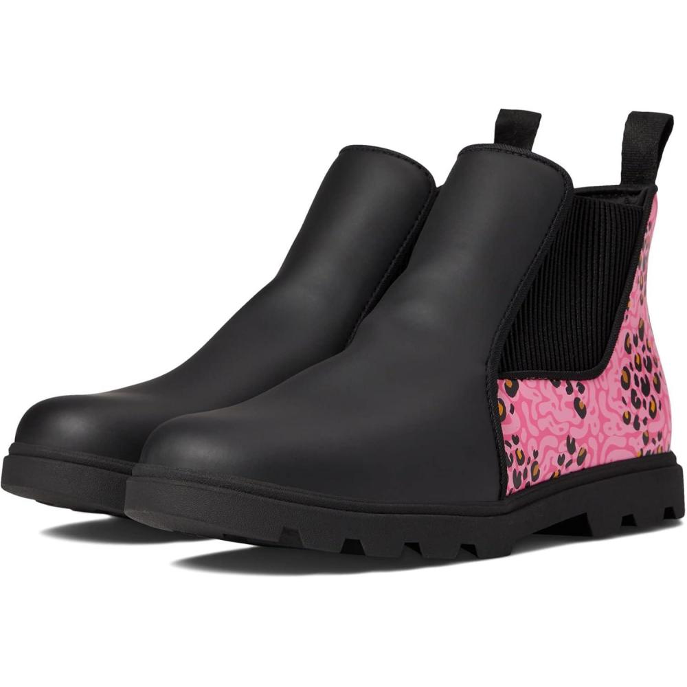 imageNative Shoes Kids Kensington Treklite Boot for Toddler and Little Kids  RoundToe Silhouette and ChelseaStyle ShoesJiffy BlackJiffy BlackHollywood Warped Cheetah