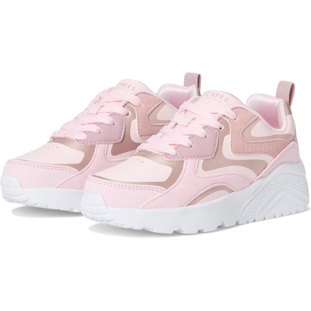 imageSKECHERS Womens Uno LiteMetallic Blast SneakerLink PinkMulti