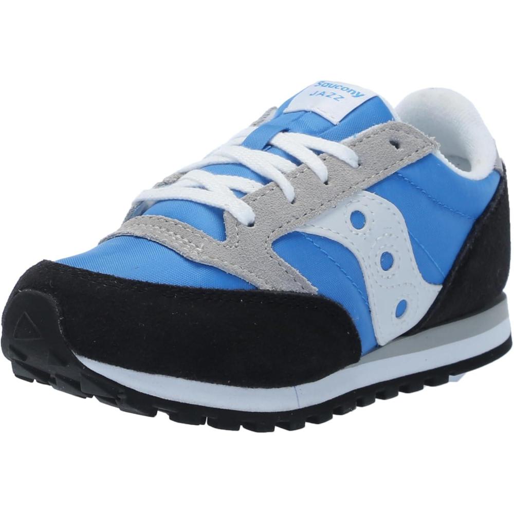imageSaucony UnisexChild Cohesion KDZ Alternative Closure SneakerBlueBlackGrey