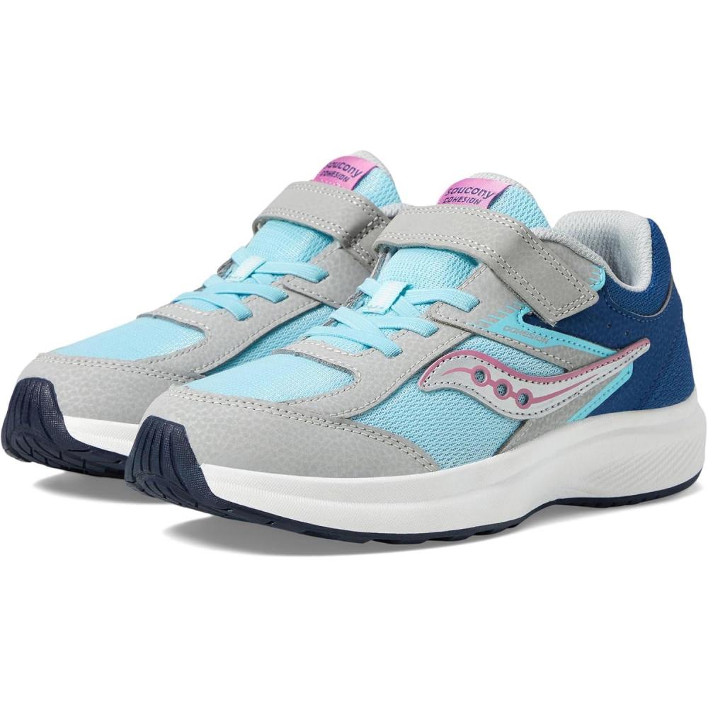 imageSaucony UnisexChild Cohesion KDZ Alternative Closure SneakerNavyLight Blue
