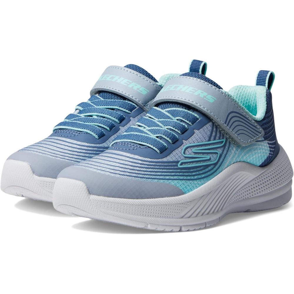 imageSkechers Girls Microspec Advance SneakerLightgreyAqua