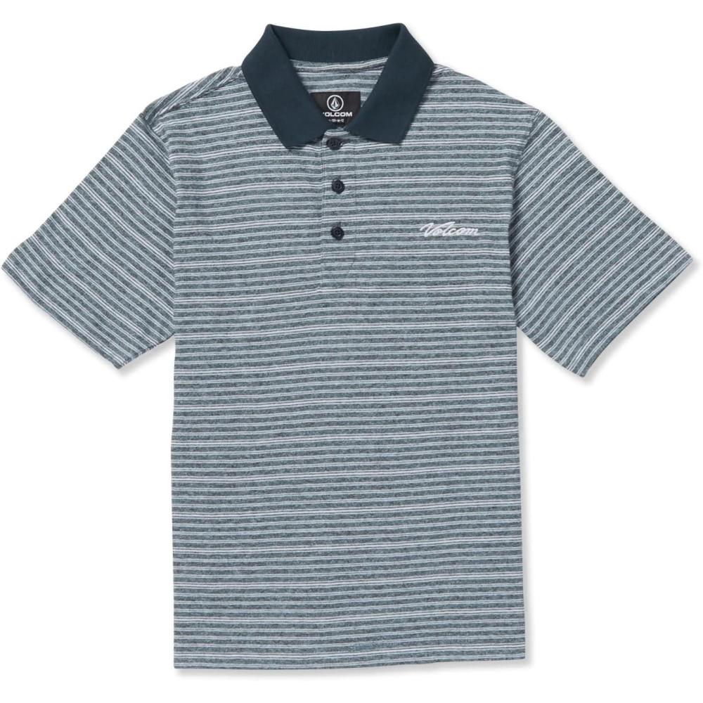 imageVolcom Big Boys Static Stone Polo Short Sleeve Shirt