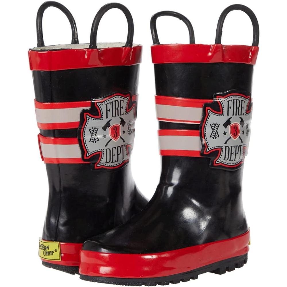 imageWestern Chief Girls Limited Edition Printed Rain Boots ToddlerLittle KidBig KidFire Department