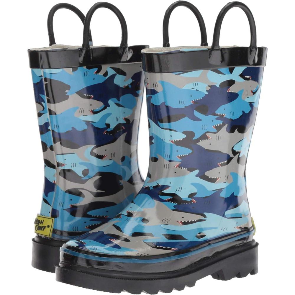 imageWestern Chief Girls Limited Edition Printed Rain Boots ToddlerLittle KidBig KidShark Chomp