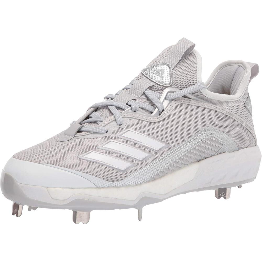 imageadidas Mens Performance Mundial Team Turf Soccer CleatLight GreyWhiteSilver