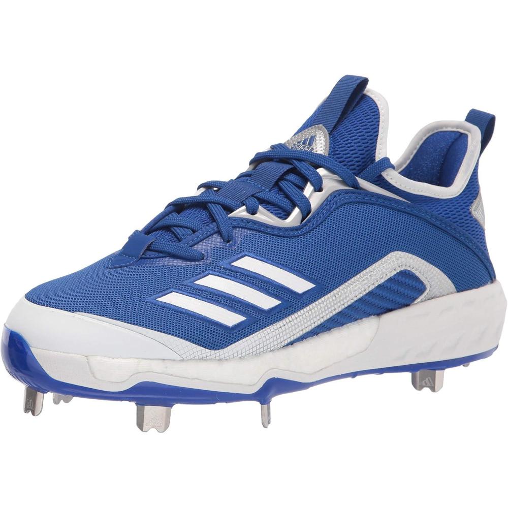 imageadidas Mens Performance Mundial Team Turf Soccer CleatRoyal BlueWhiteSilver