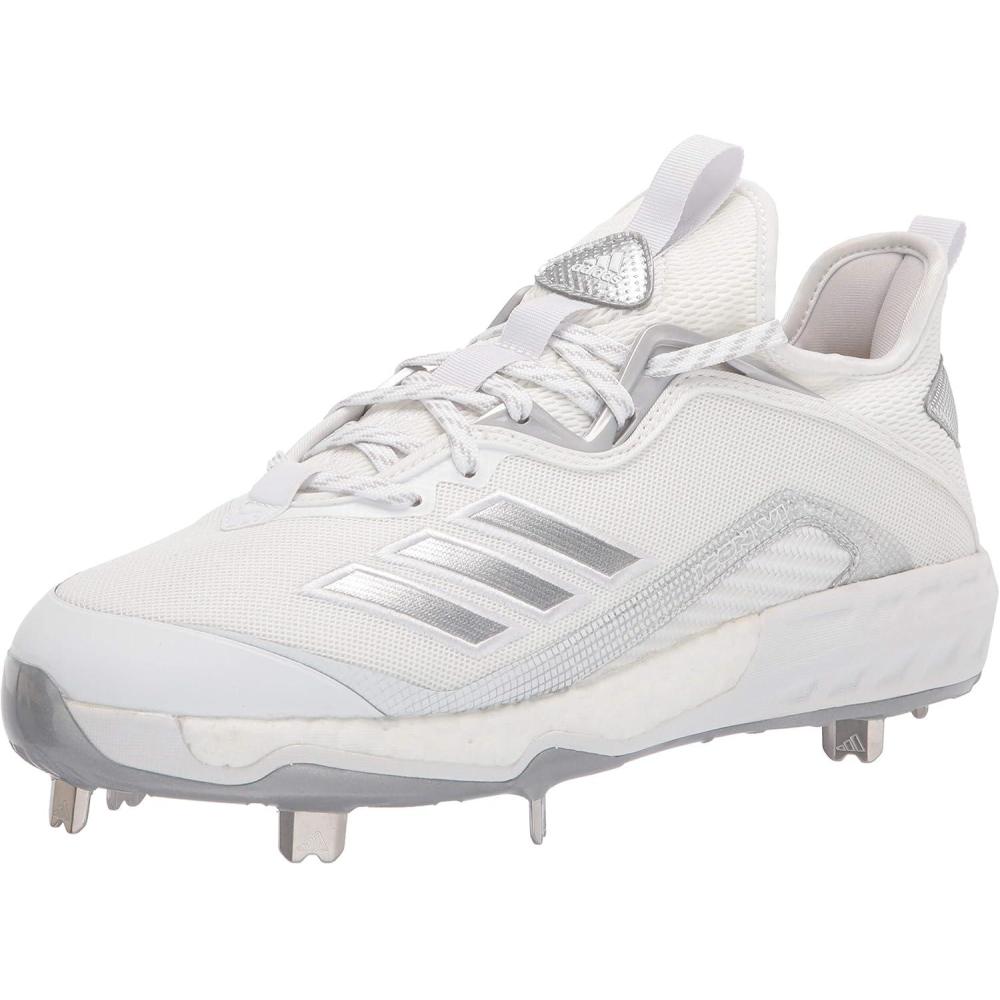 imageadidas Mens Performance Mundial Team Turf Soccer CleatWhiteSilverGrey