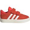 Adidas Baby-Boy’s Vl Court 3.0 Hook & Loop Sneaker(Bright Red/White/Off White)