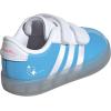 Adidas Baby-Boy’s Vl Court 3.0 Hook & Loop Sneaker(Cinderella/Semi Blue Burst/White/Lucid Pink)