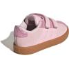 Adidas Baby-Boy’s Vl Court 3.0 Hook & Loop Sneaker(Clear Pink/Clear Pink/Gum)