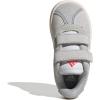 Adidas Baby-Boy’s Vl Court 3.0 Hook & Loop Sneaker(Dash Grey/White/Lime Burst)